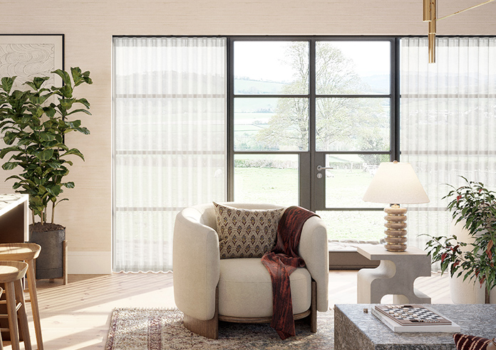 Sintra Voile, White Clarity - Made to Measure Curtains - Image 3